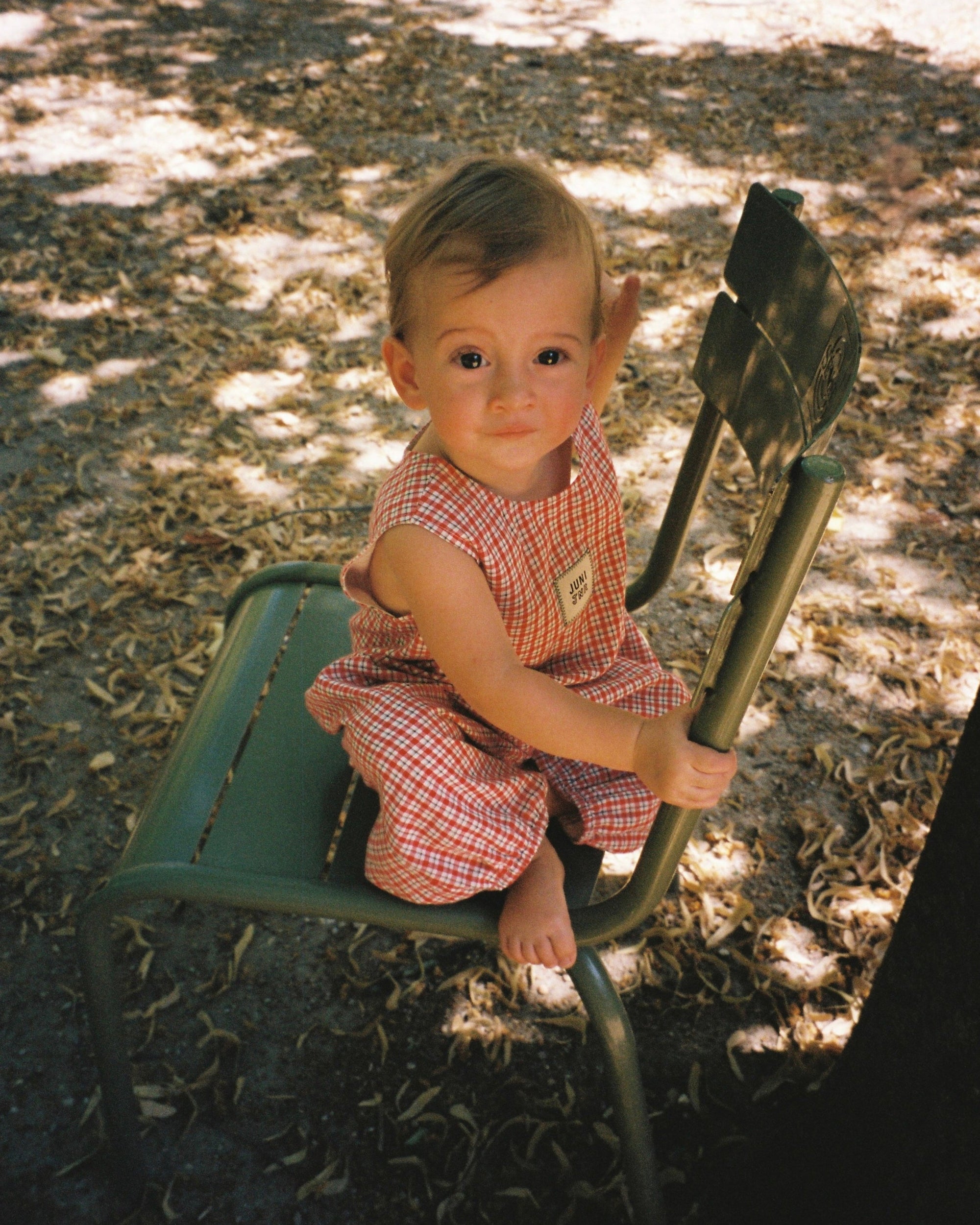 Avery Romper | Red Check