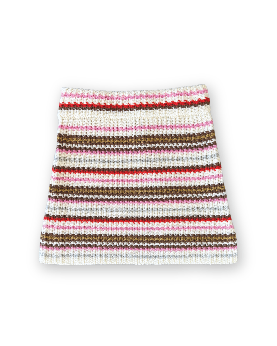 Sunshine Stripe Knit Skirt