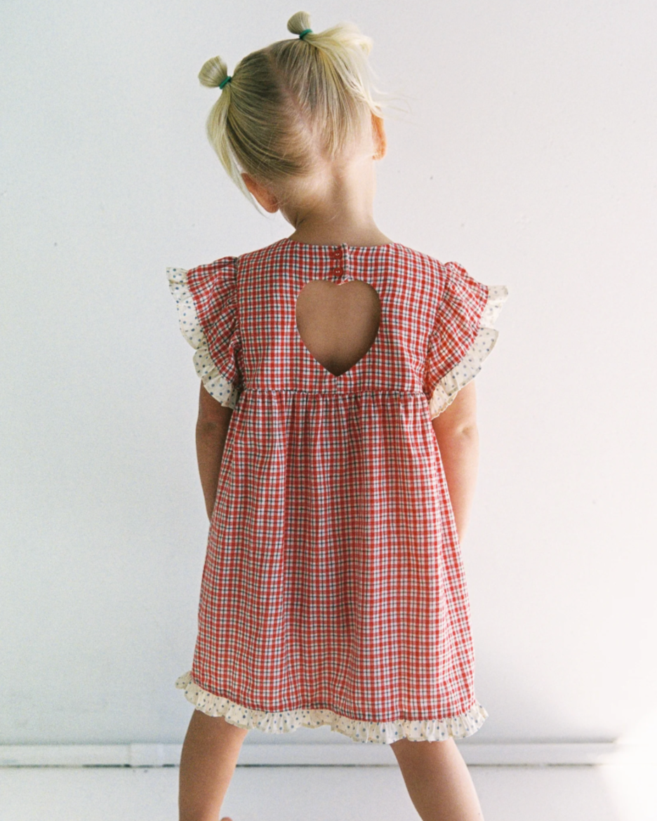 Daisy Dress | Red Check
