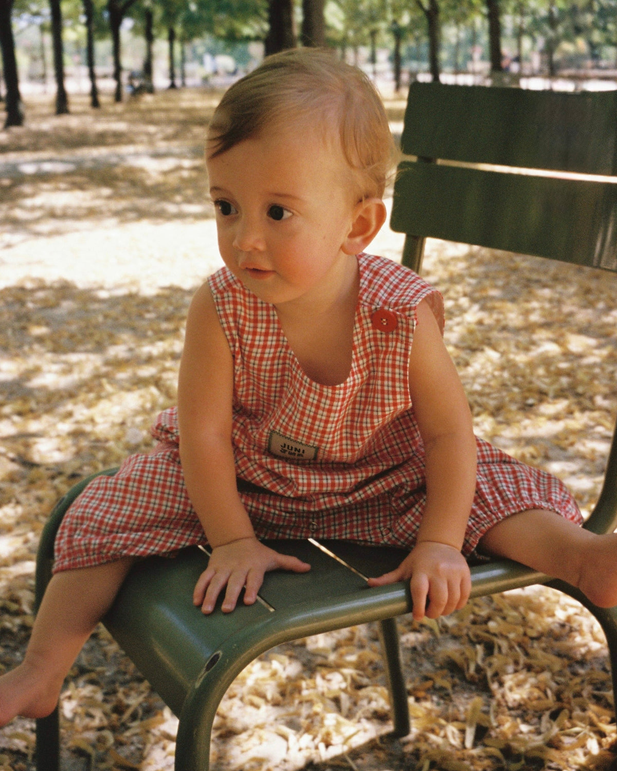 Avery Romper | Red Check