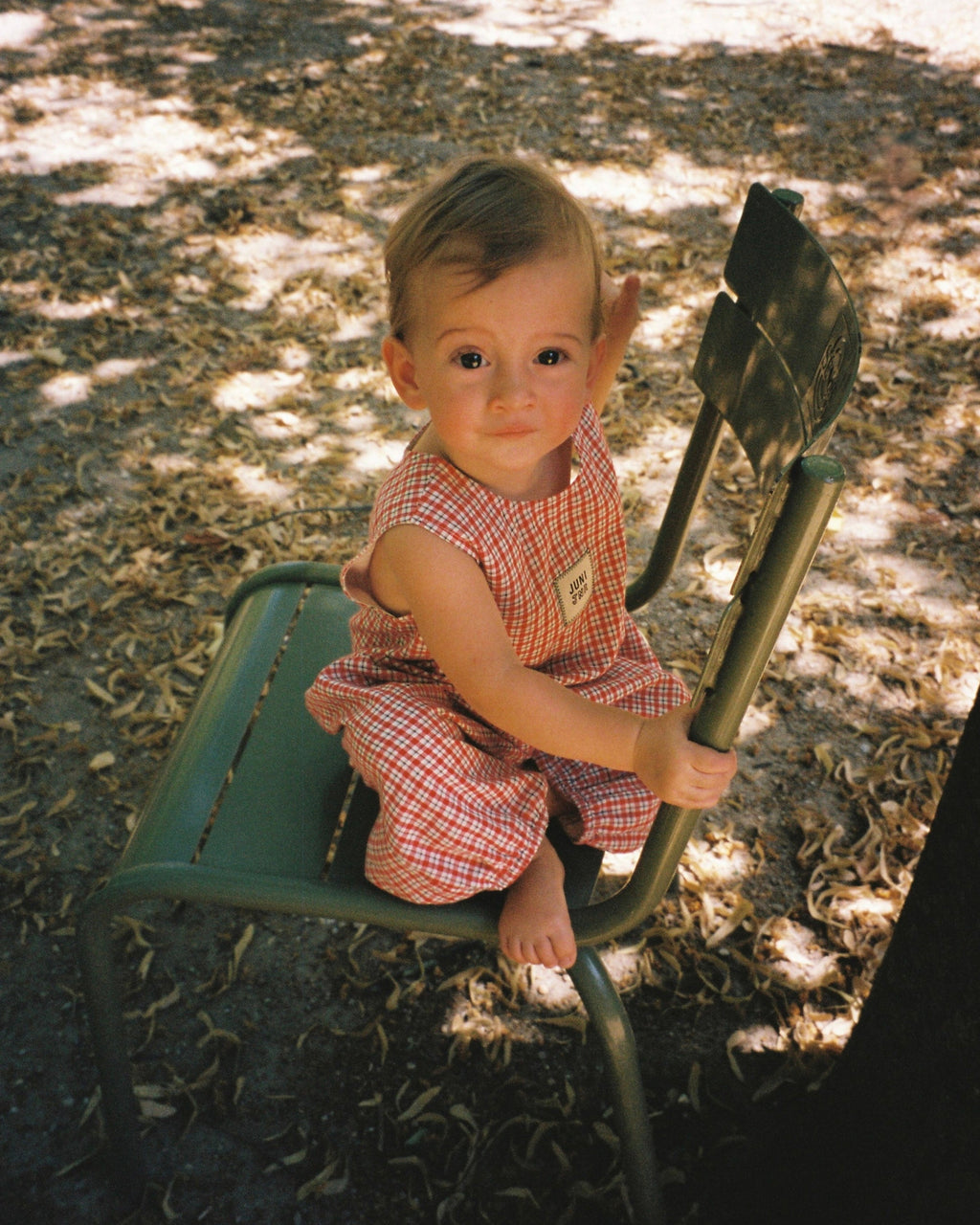 Avery Romper | Red Check