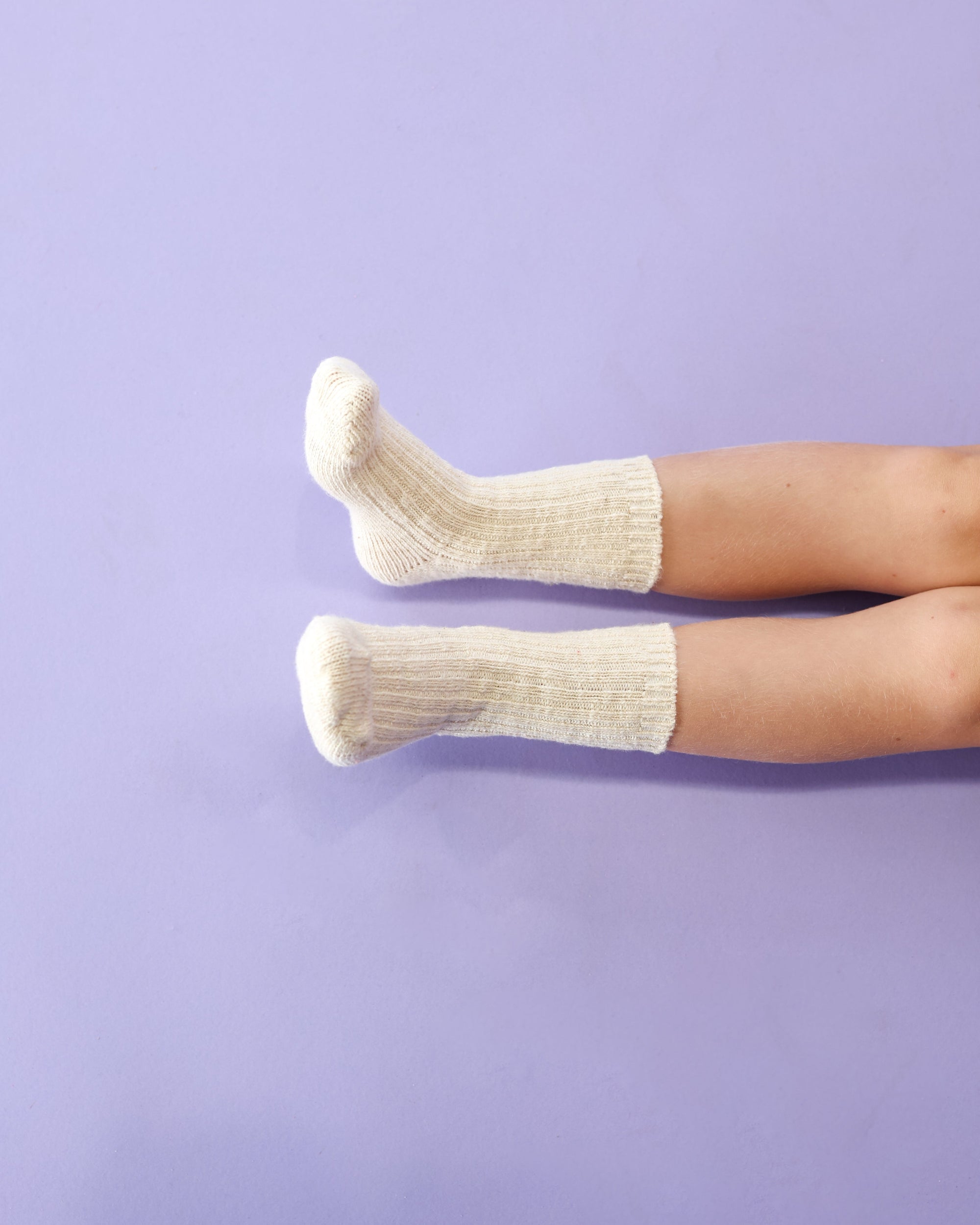 Chunky Rib Sock | Milk