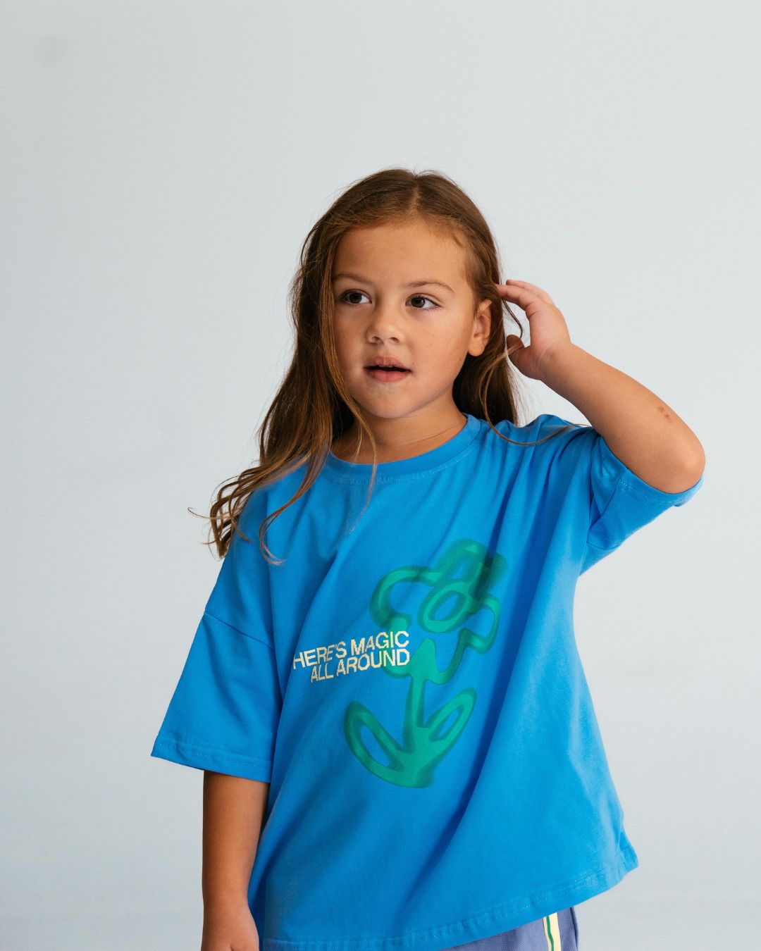 Fleur Tee | Blue Jay