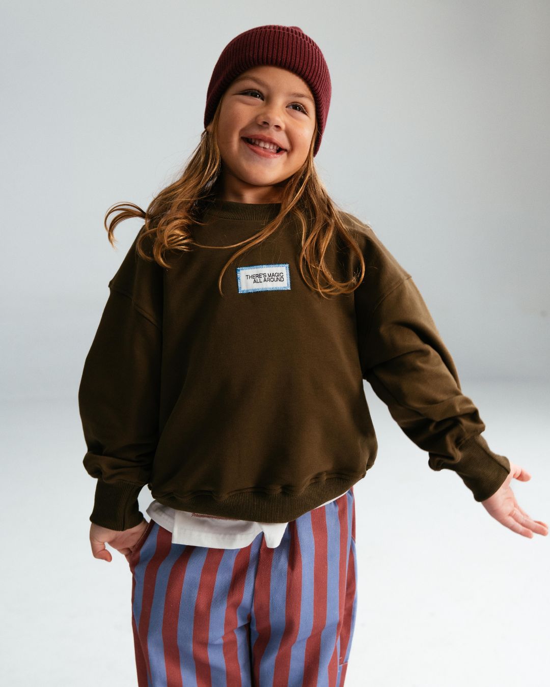 Cotton Beanie | Burgundy