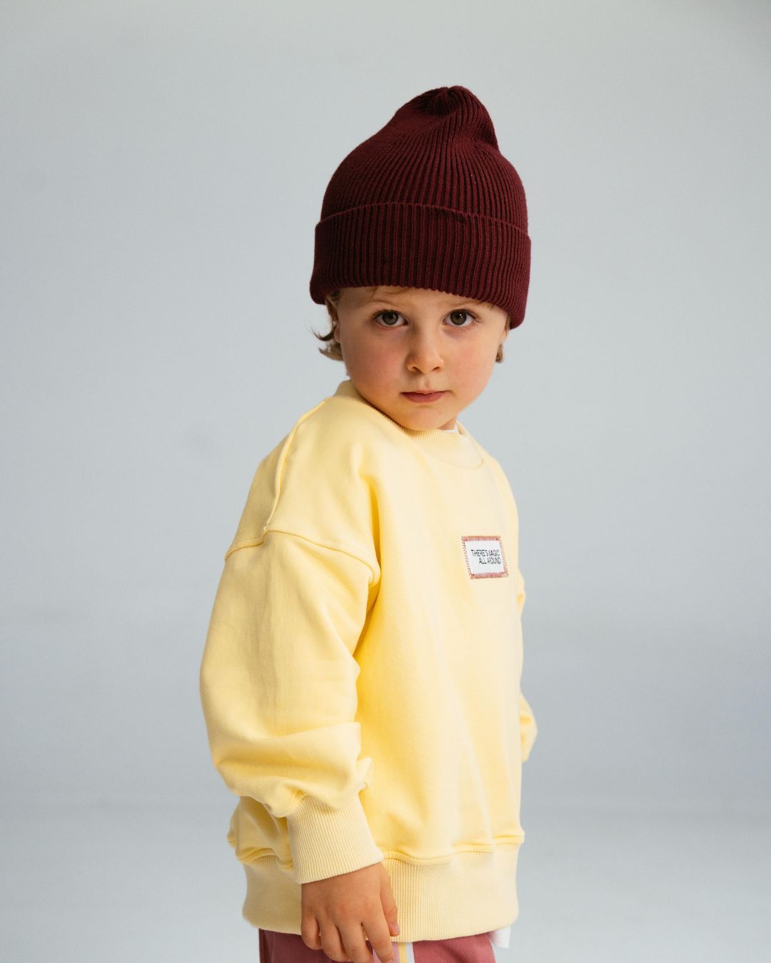 Cotton Beanie | Burgundy