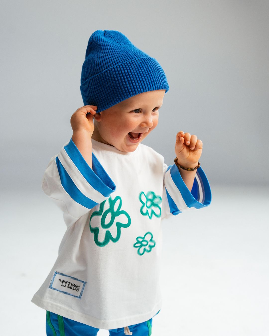 Cotton Beanie | Blue Jay