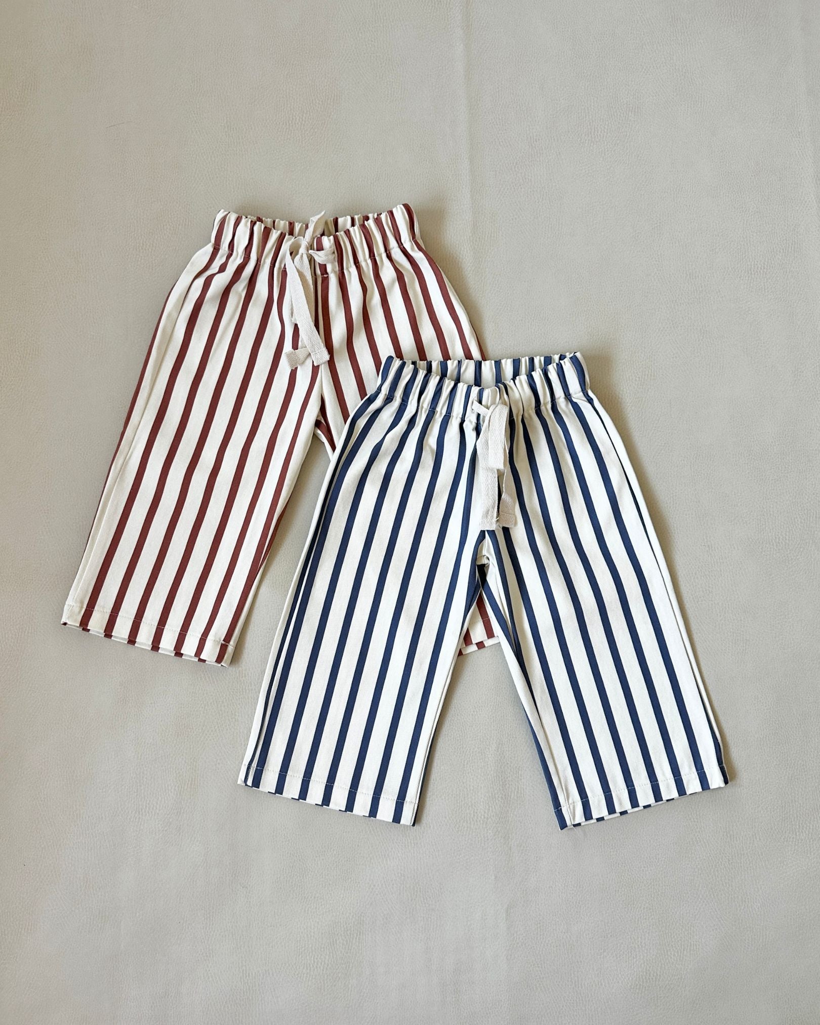 Billie Stripe Pants | Maroon