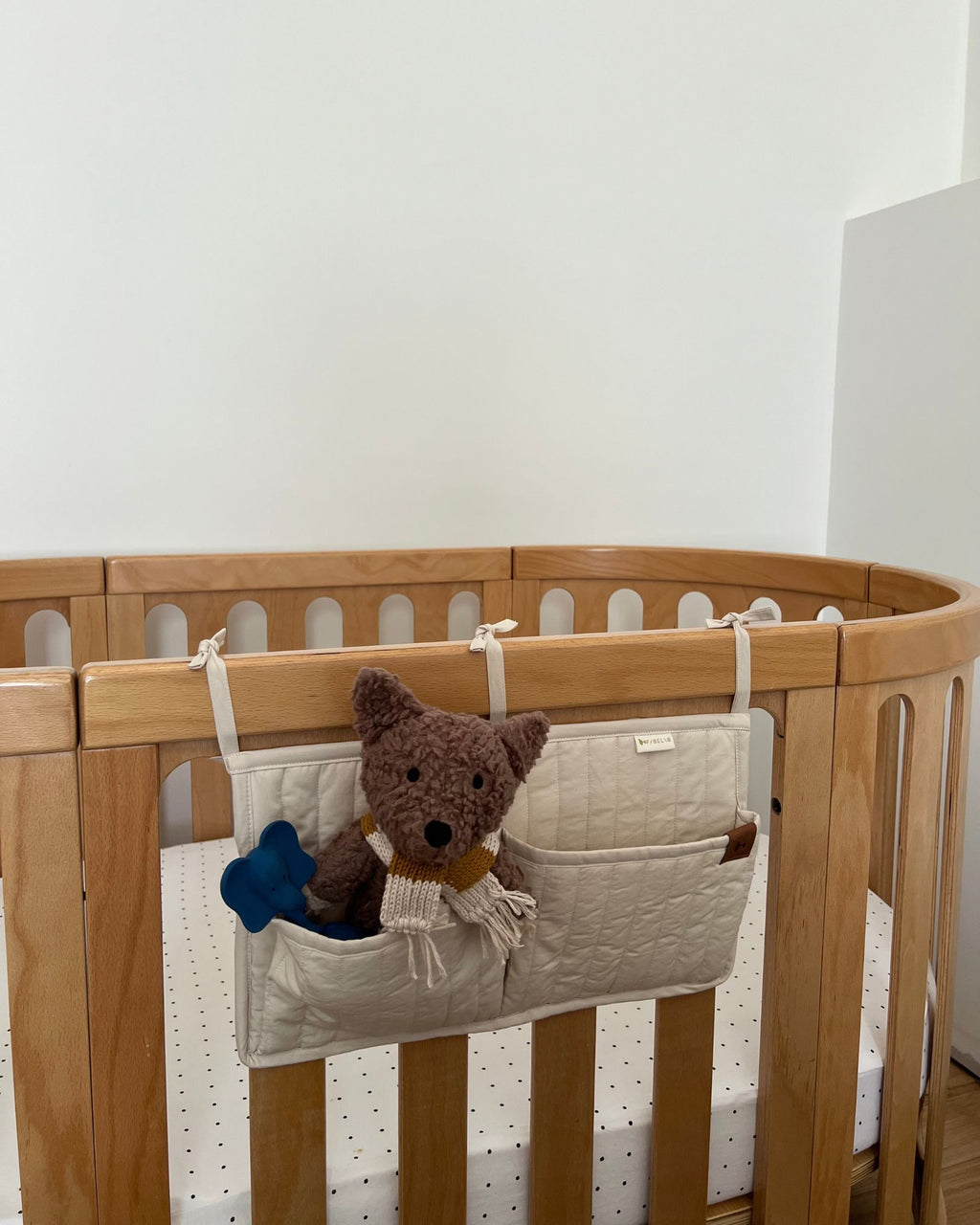 Crib Pocket | Oatmilk
