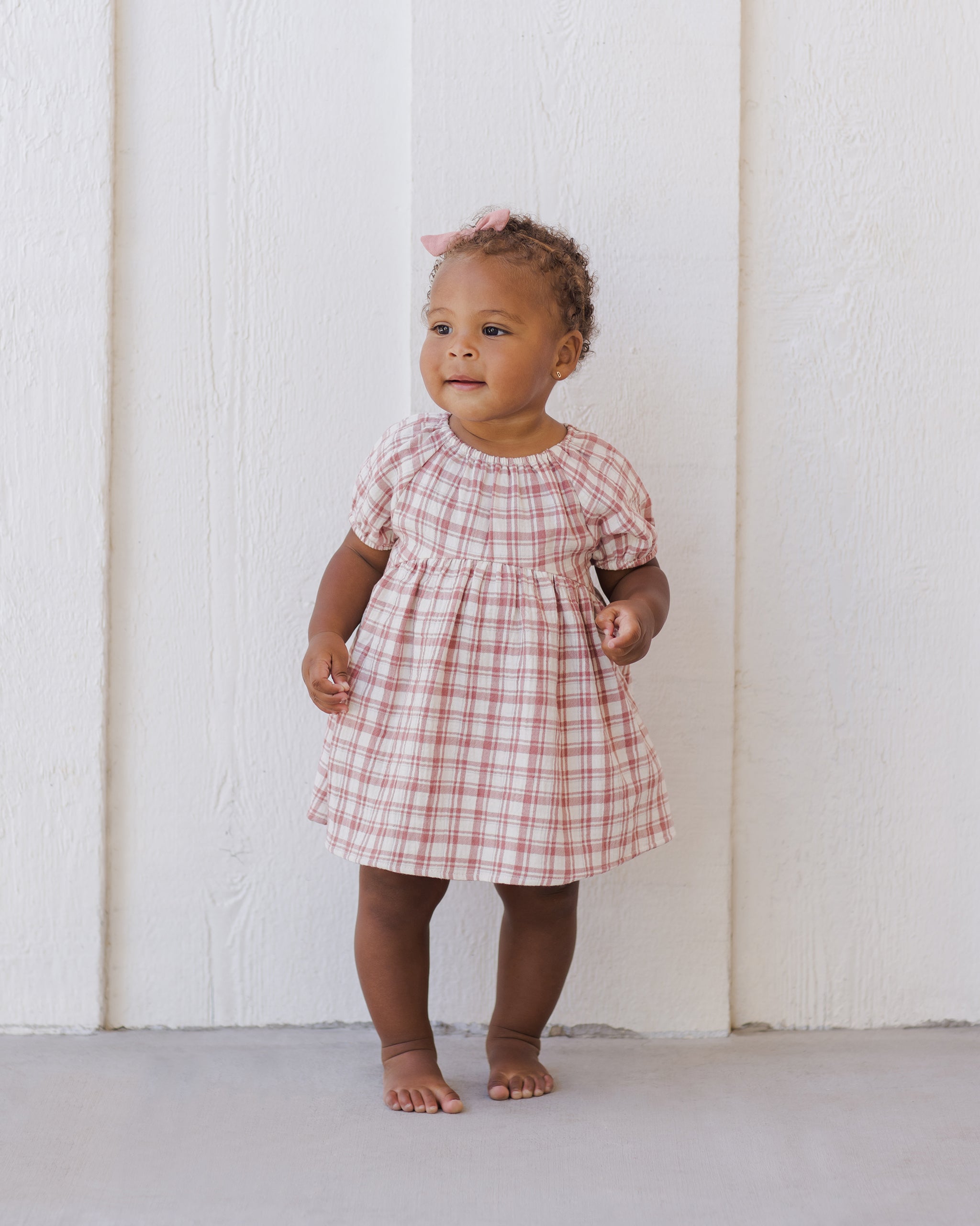 Bella Dress | Pink Plaid