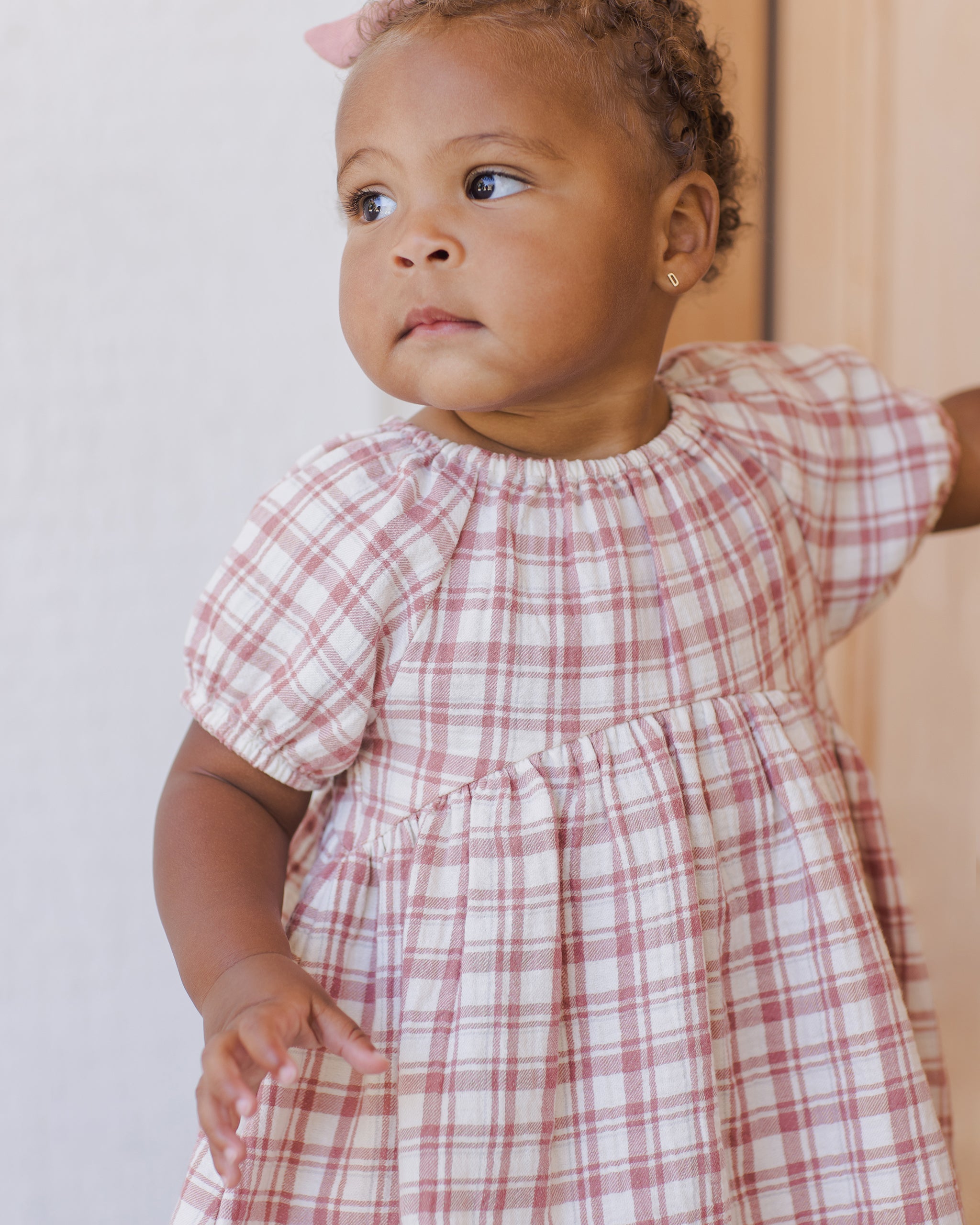 Bella Dress | Pink Plaid