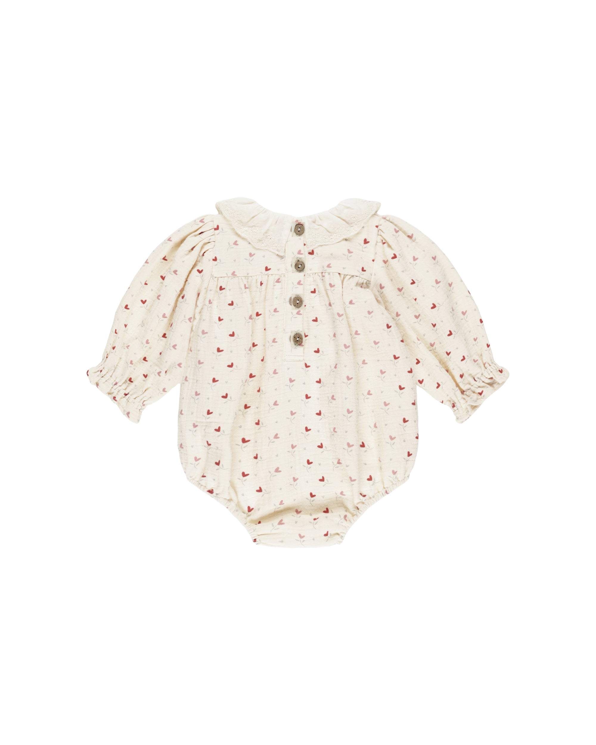 Callie Romper | Heart Ditsy