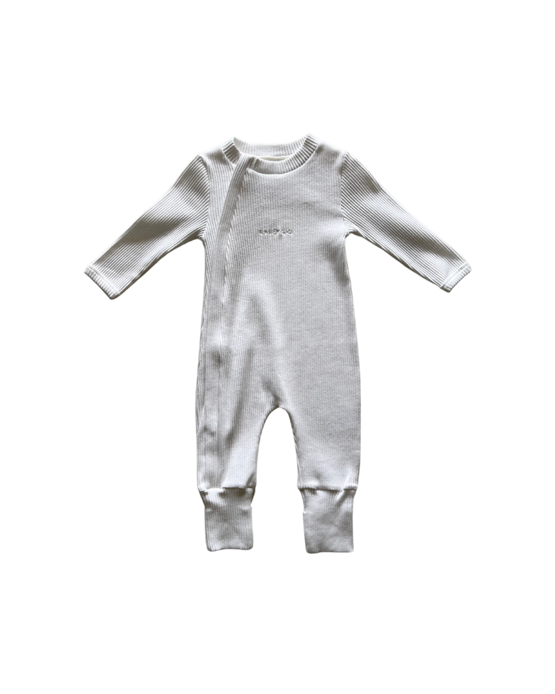 Ribbed Jumpsuit | White