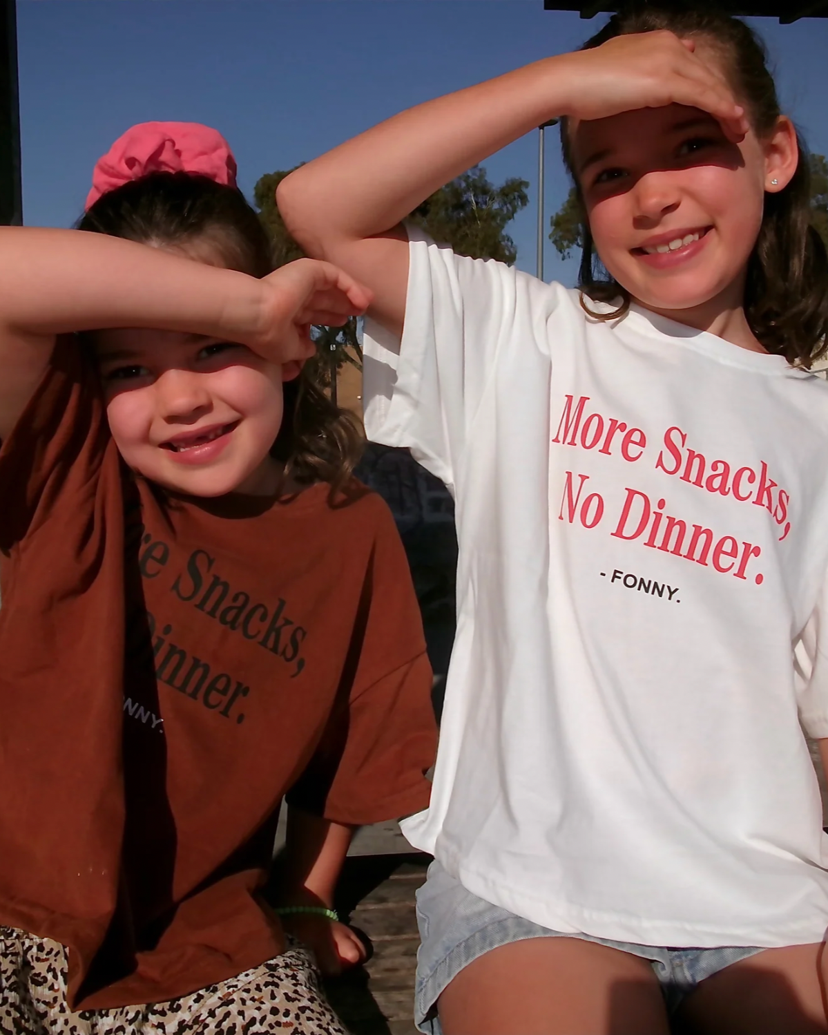 More Snacks, No Dinner Tee | Brown