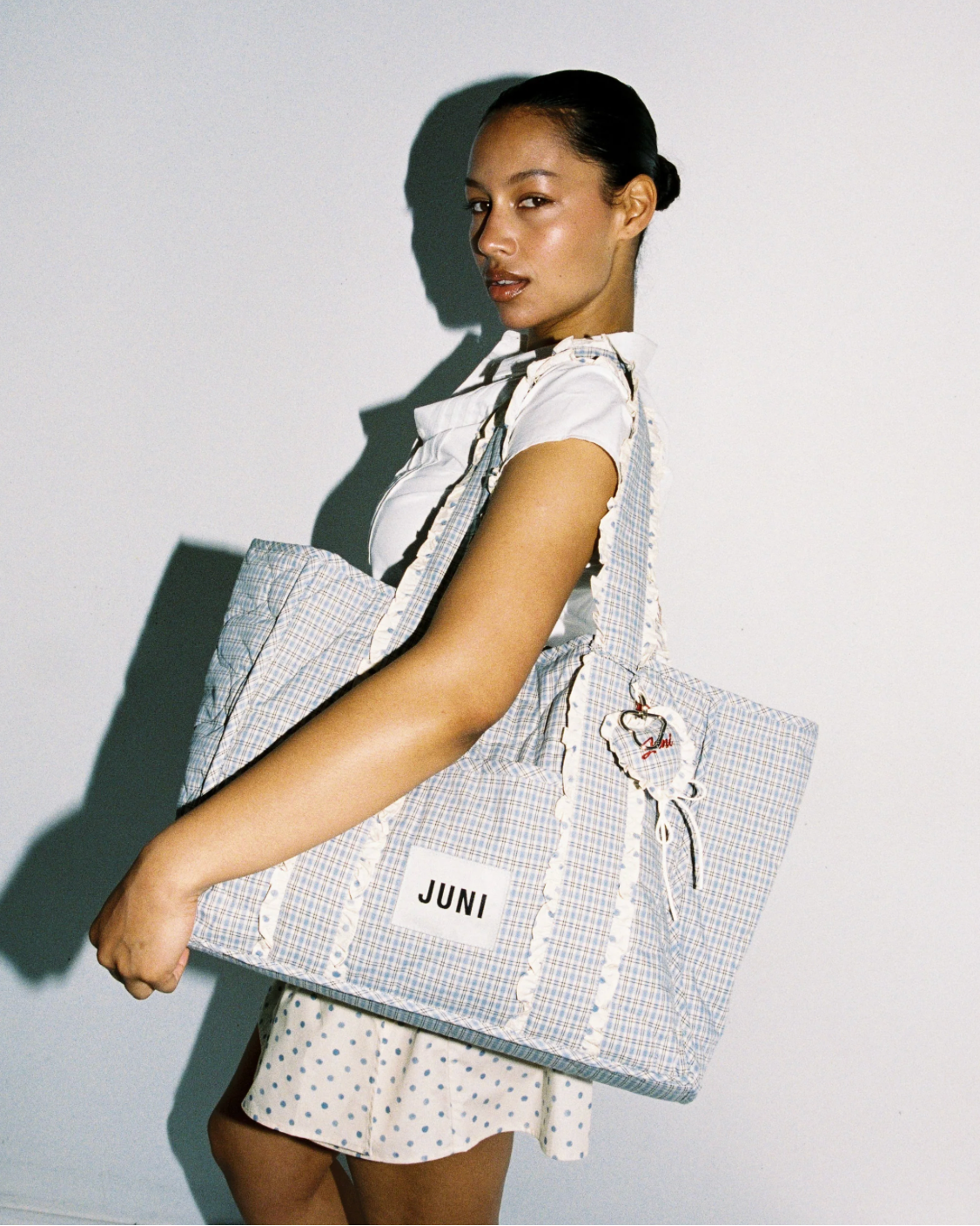 The Everything Bag | Blue Check