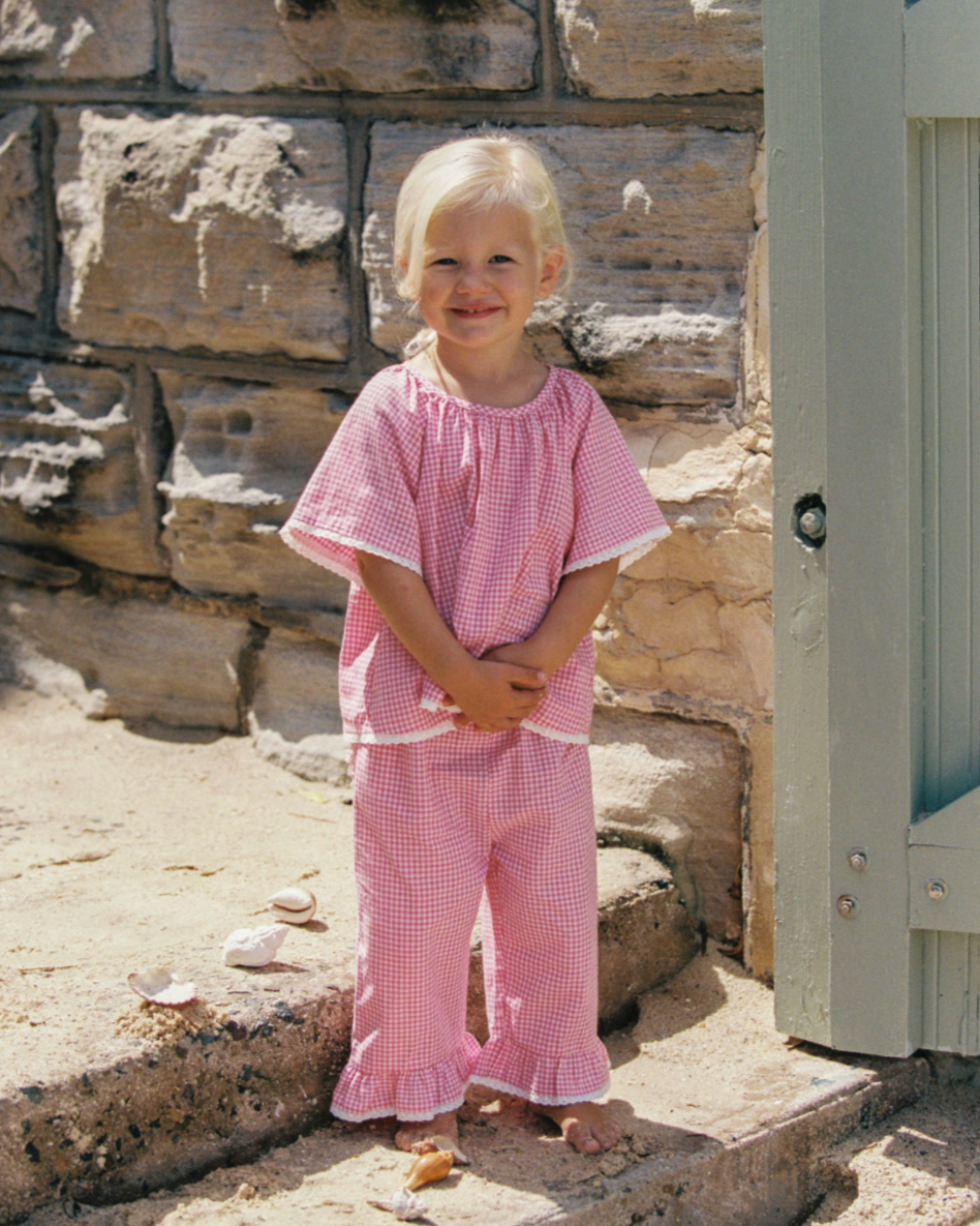Penny Blouse | Strawberry Gingham