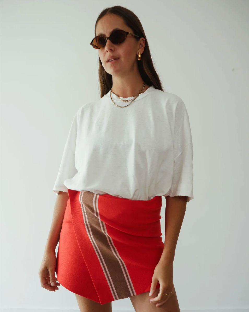 Athletic Hemp/Cotton Tee | White