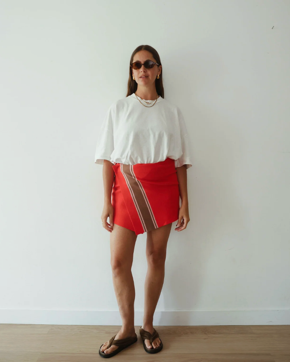 Athletic Hemp/Cotton Tee | White