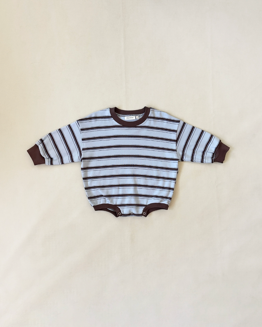 Mattie Stripe Bodysuit | Blue