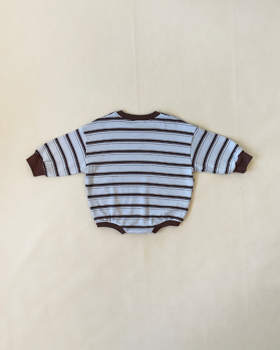 Mattie Stripe Bodysuit | Blue
