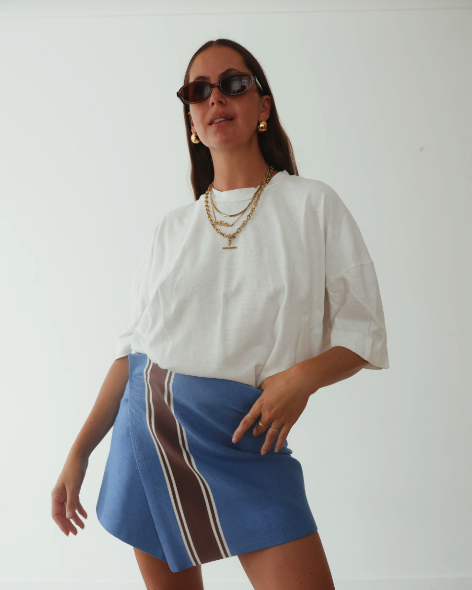 Athletic Hemp/Cotton Tee | White