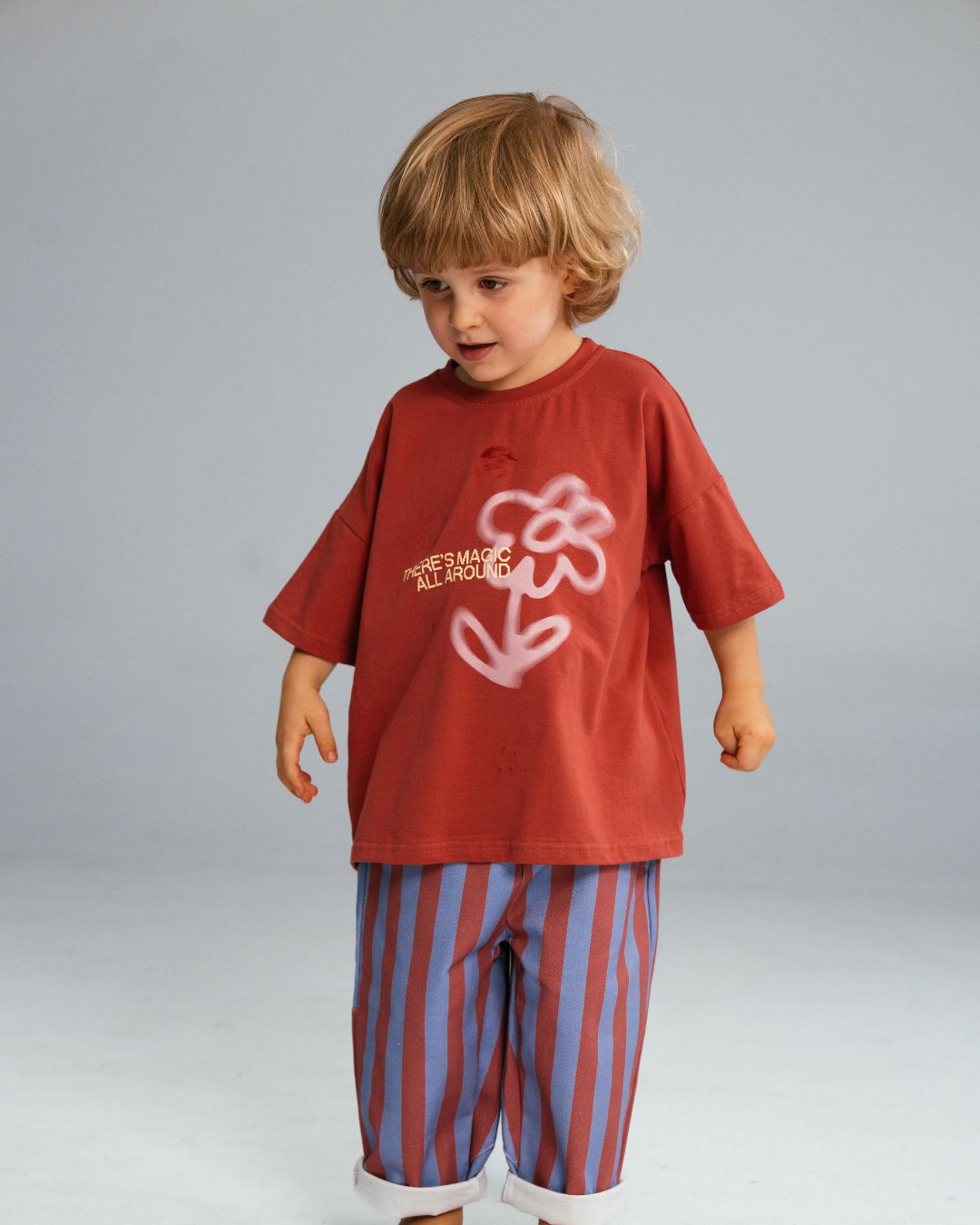 Fleur Tee | Burgundy