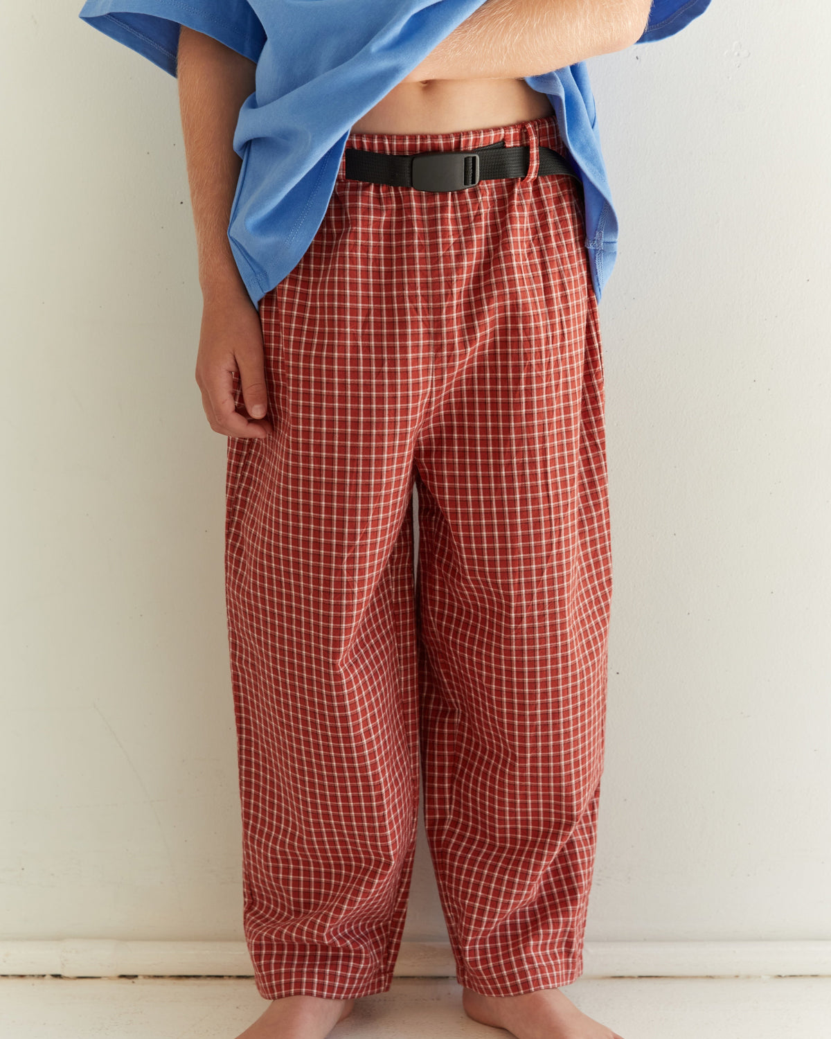 Benji Pant | Red Check