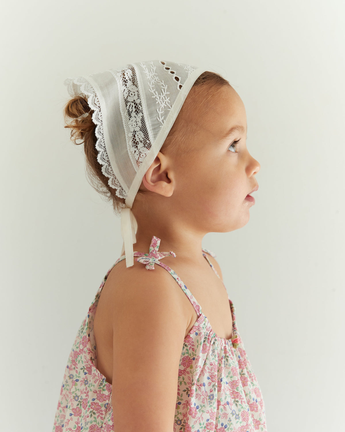 JNR Lace Headscarf | Blanc