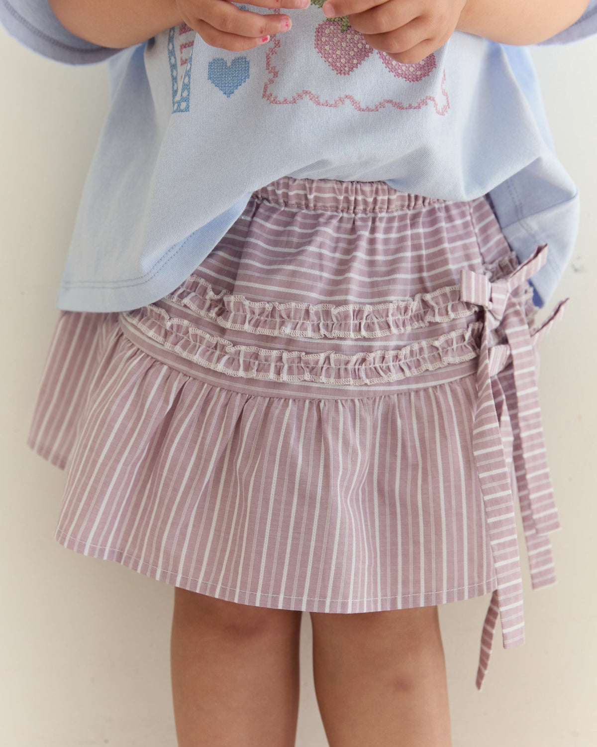 JNR Anika Skirt | Rosa Stripe