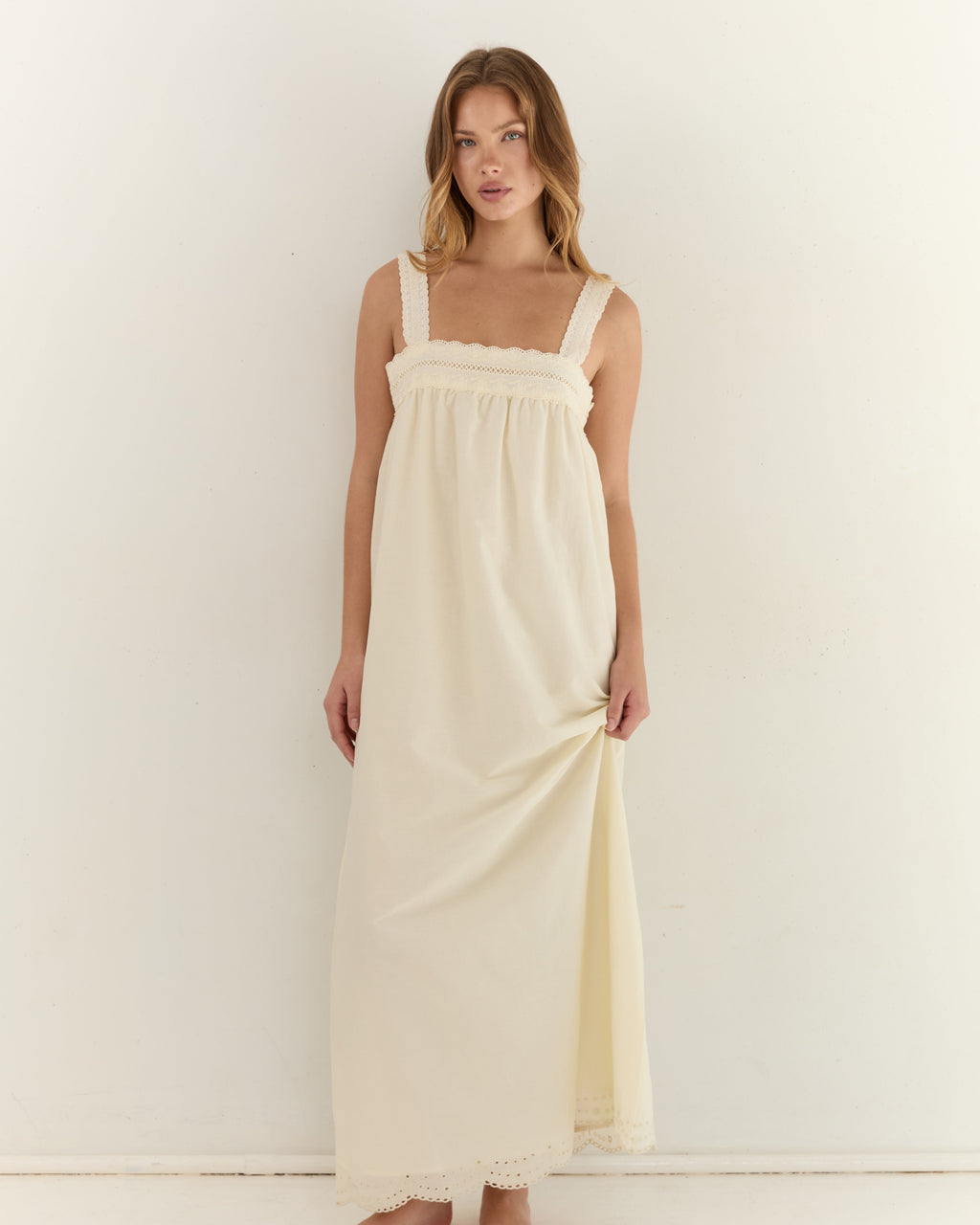 Francesca Maxi Dress | Soft Daffodil