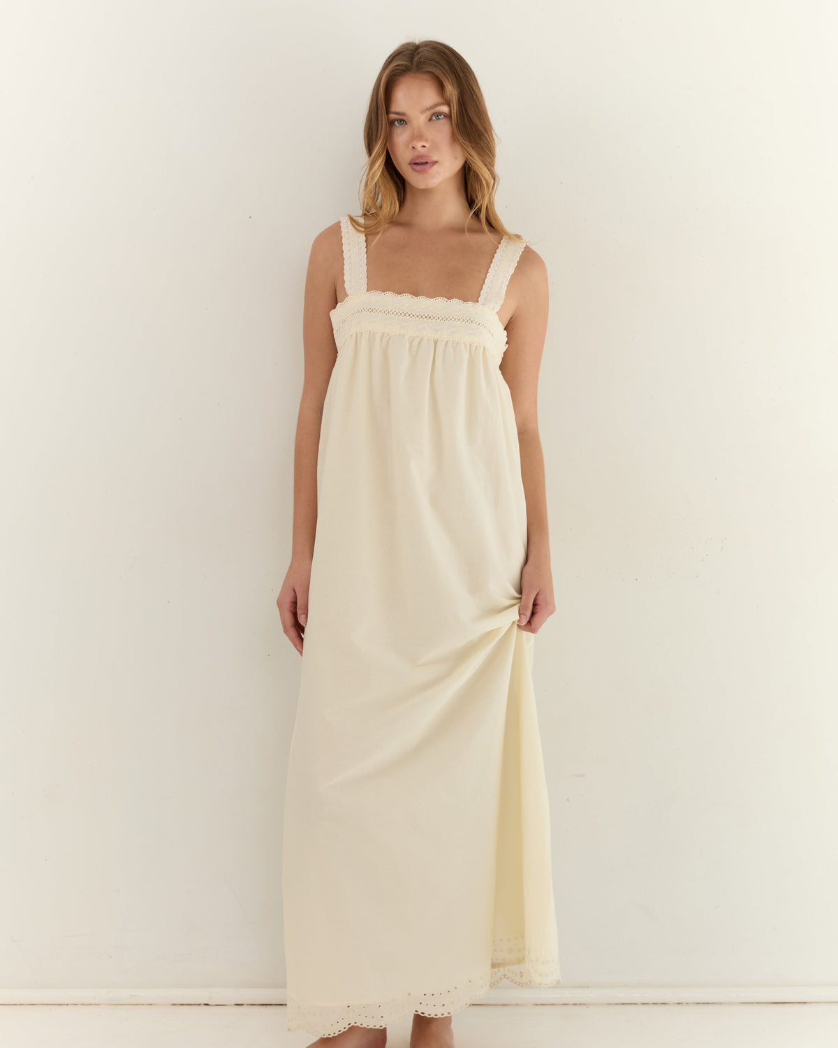 Francesca Maxi Dress | Soft Daffodil