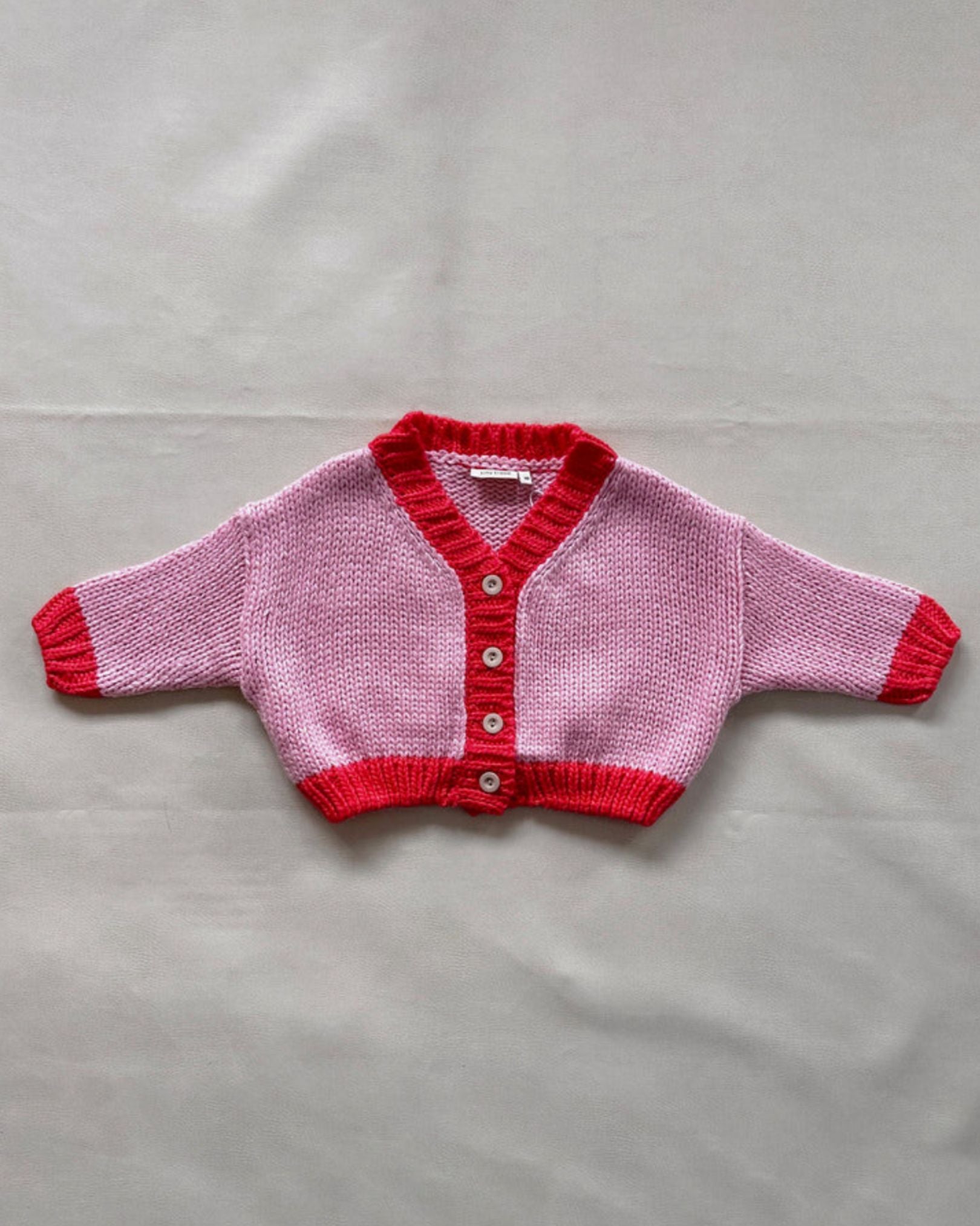 Zuri Cardigan | Pink/Red